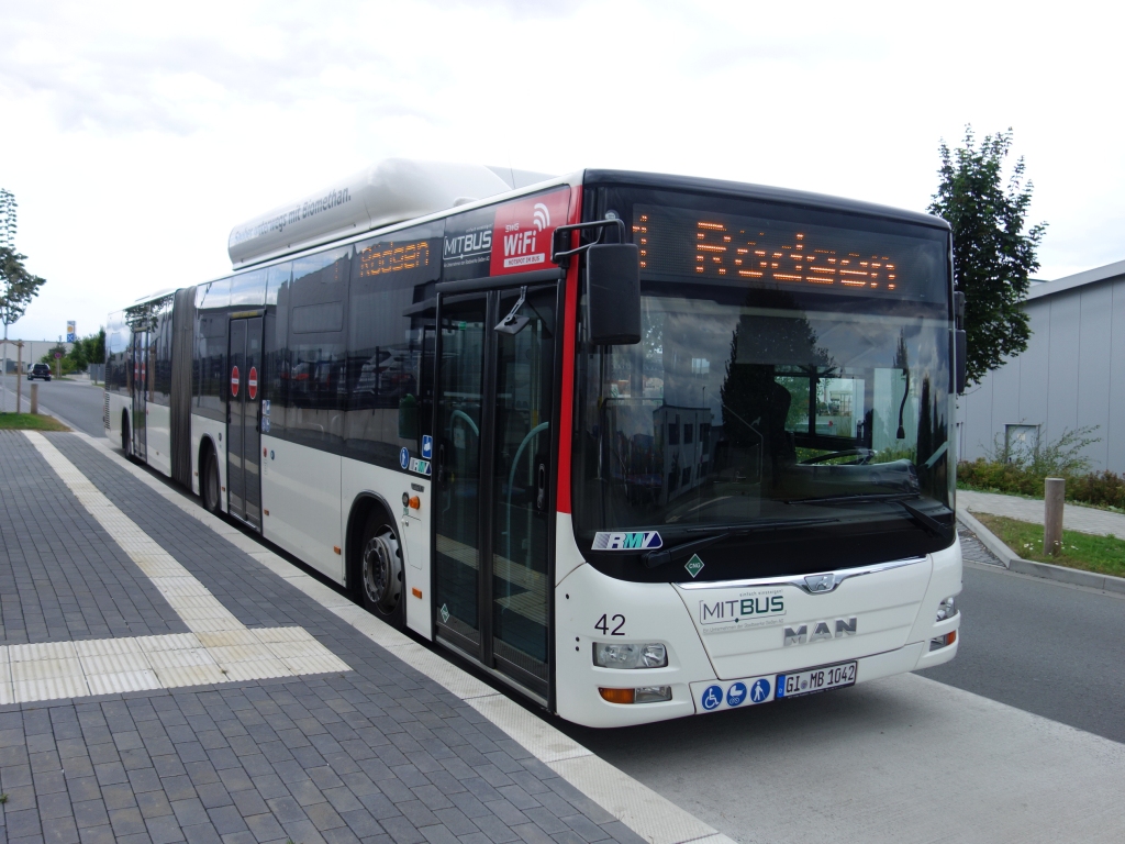 Гессен, MAN A23 Lion's City G NG313 CNG № 42