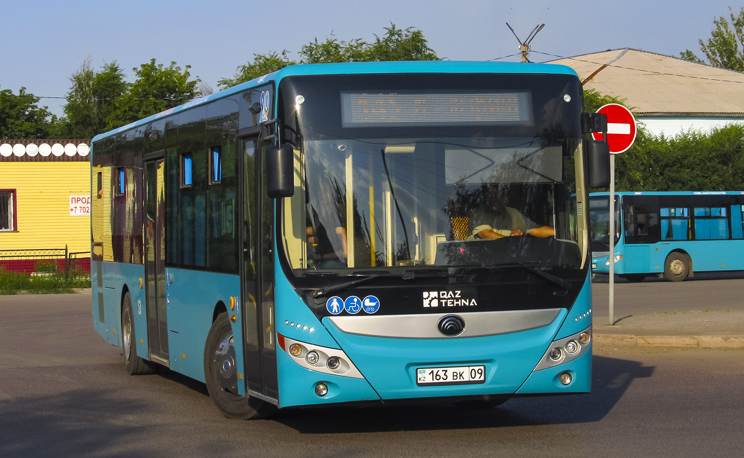 Карагандинская область, Yutong ZK6118HGA (QazTehna) № 163 BK 09