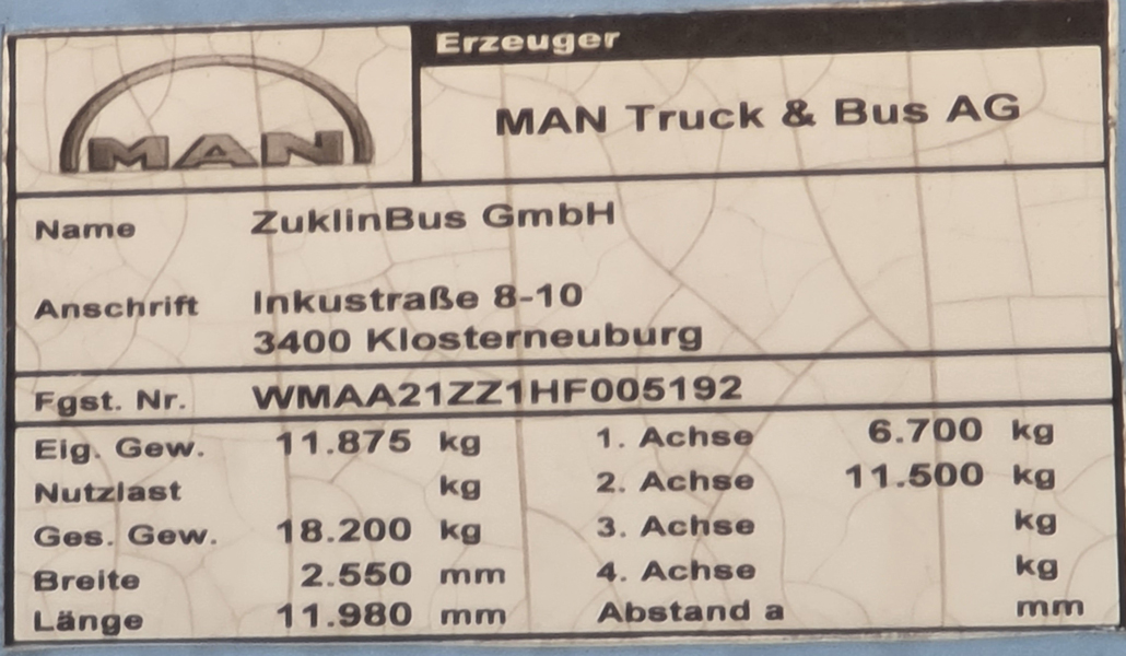 Австрия, MAN A21 Lion's City NL323 № KG 997 AP