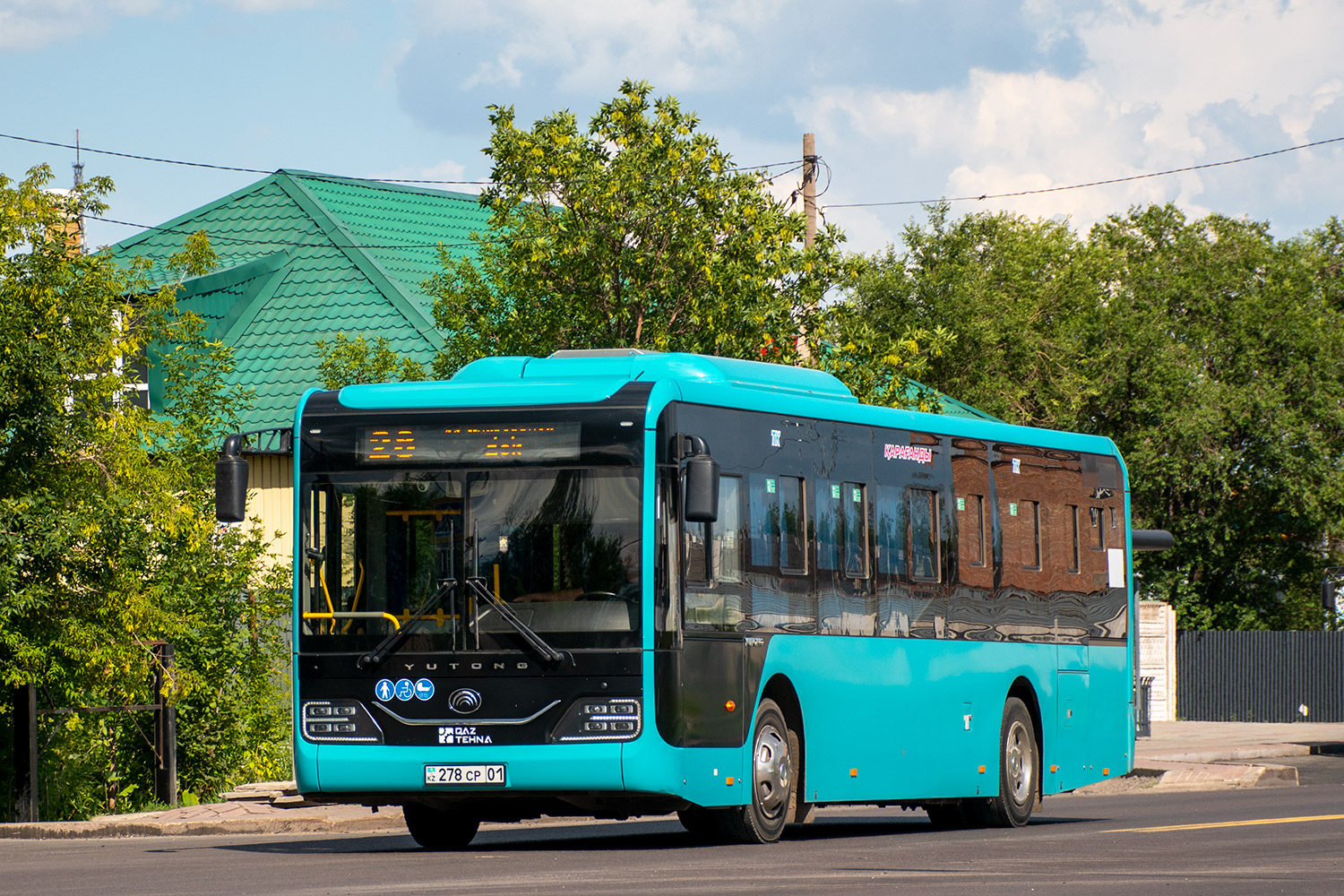 Карагандинская область, Yutong ZK6116HG (QazTehna) № 278 CP 01