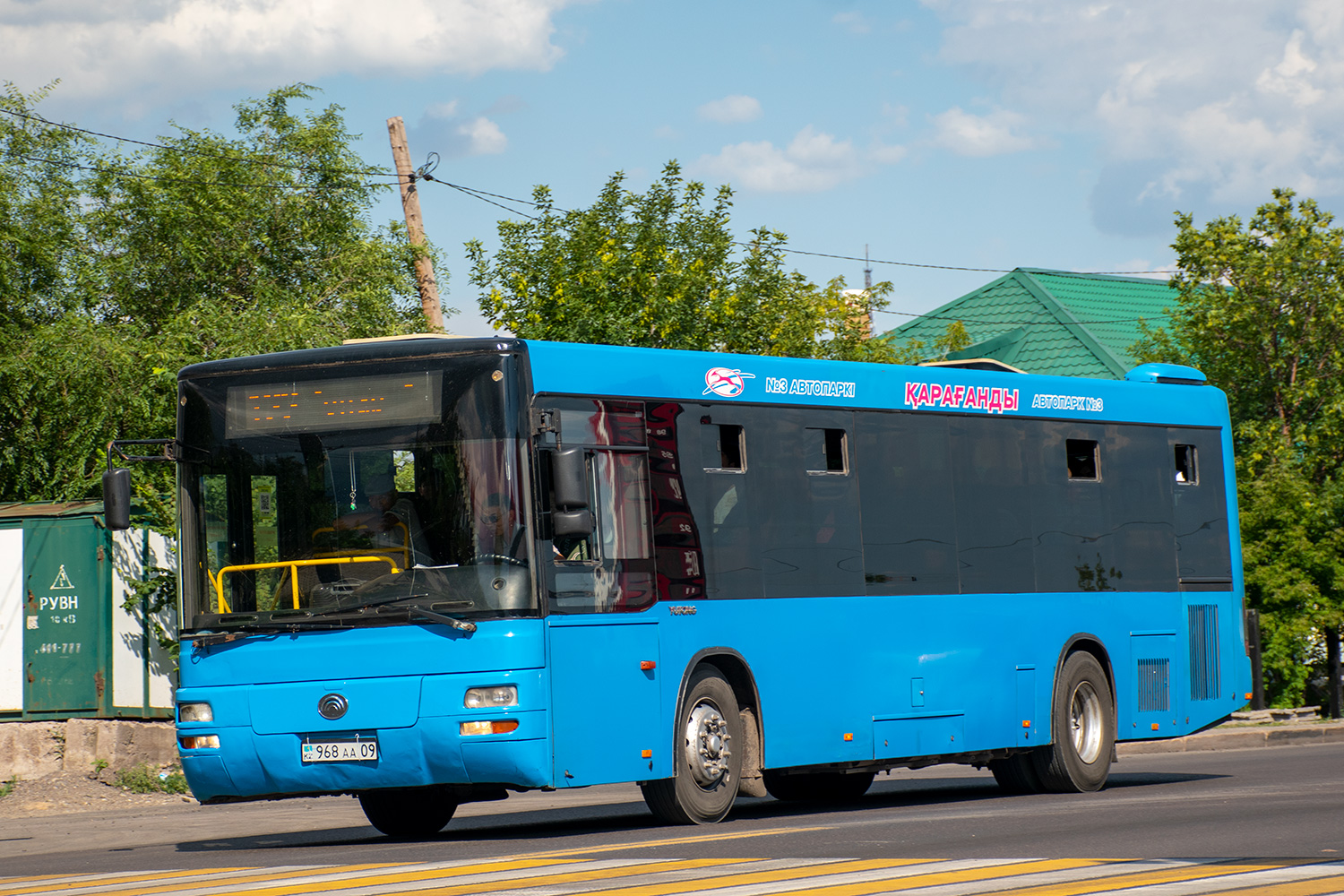 Карагандинская область, Yutong ZK6118HGA № 968 AA 09