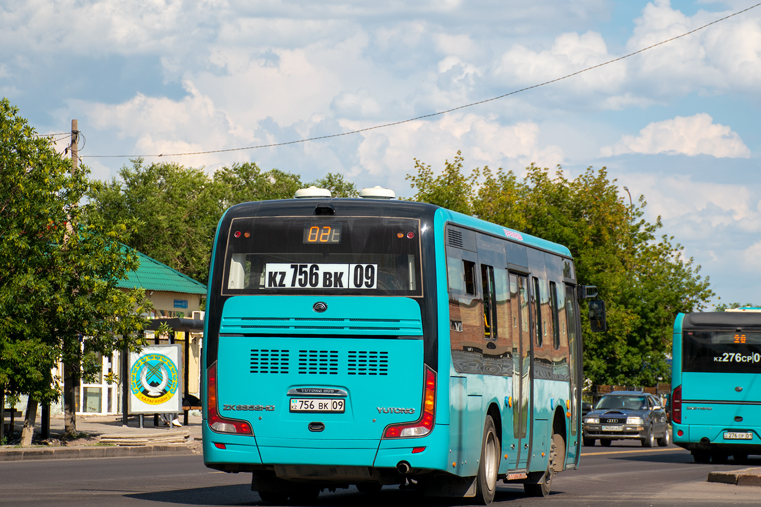 Карагандинская область, Yutong ZK6852HG (QazTehna) № 756 BK 09