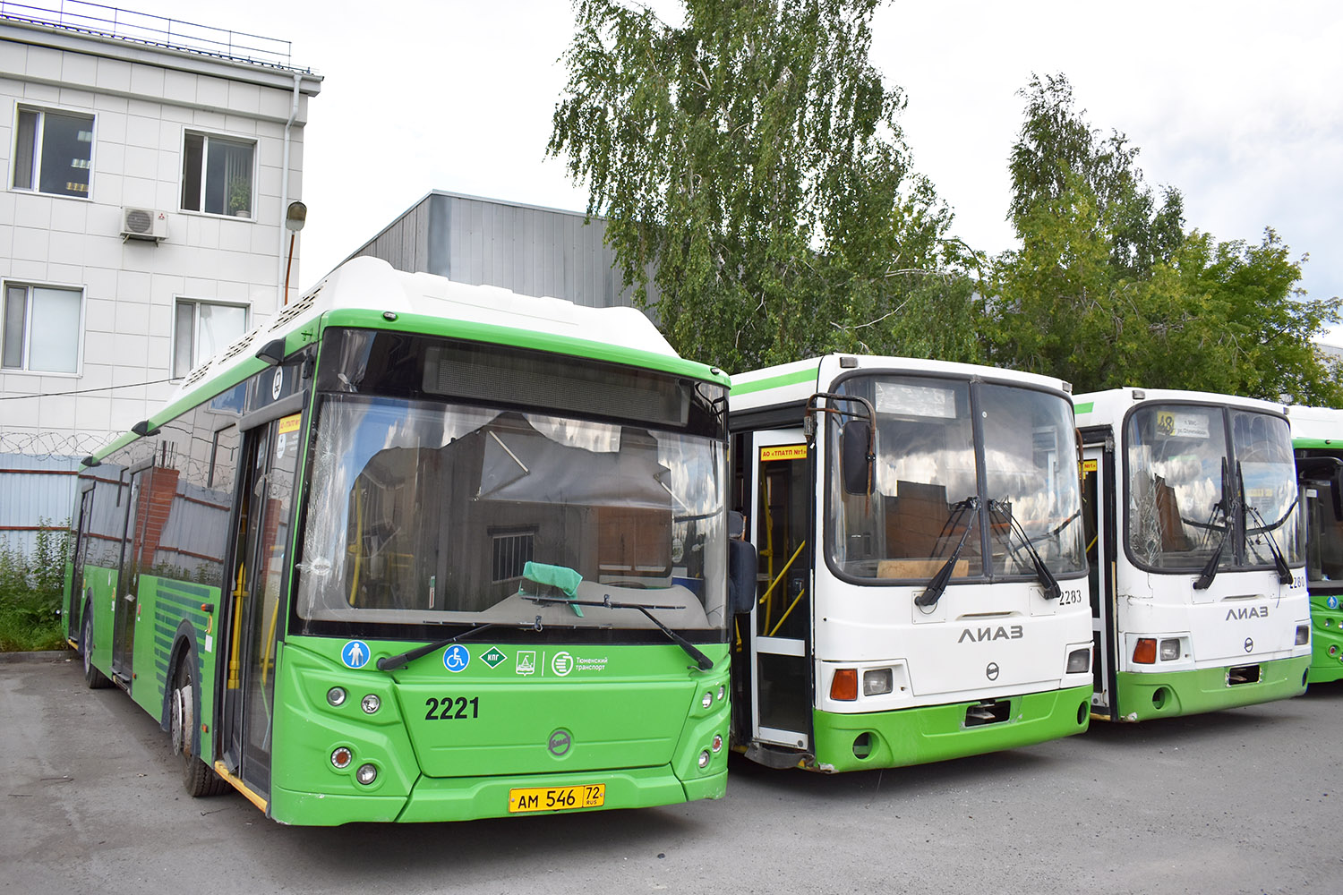 Tumen region, LiAZ-5292.67 (CNG) № 2221; Tumen region — Buses organizations