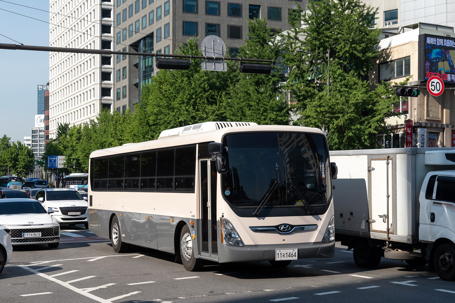 Южная Корея, Hyundai New Super AeroCity 2F/L HF № 11 국 1464 Южная Корея, Hyundai New Super AeroCity 2F/L HF № 11 국 1464