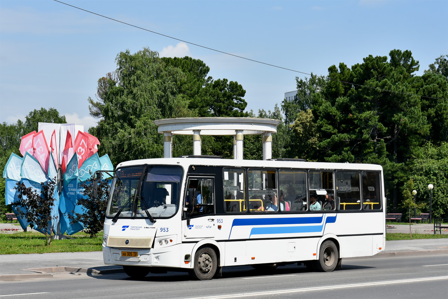 Тюменская область, ПАЗ-320414-04 "Вектор" (1-2) № 953