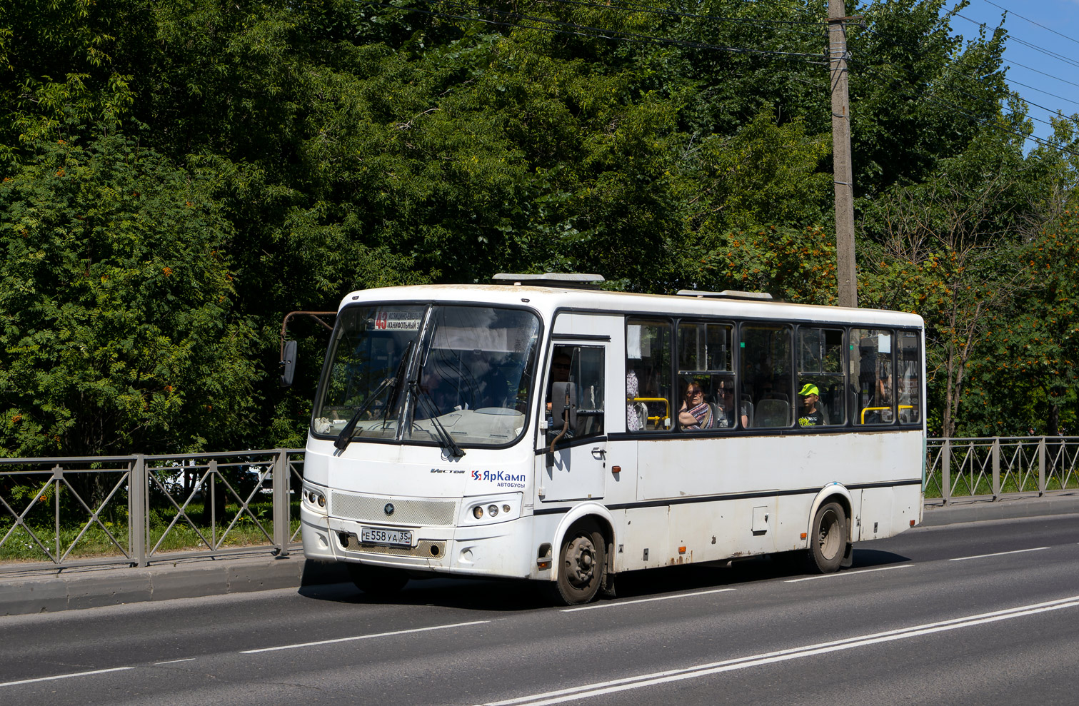 Вологодская область, ПАЗ-320412-05 "Вектор" № Е 558 УА 35