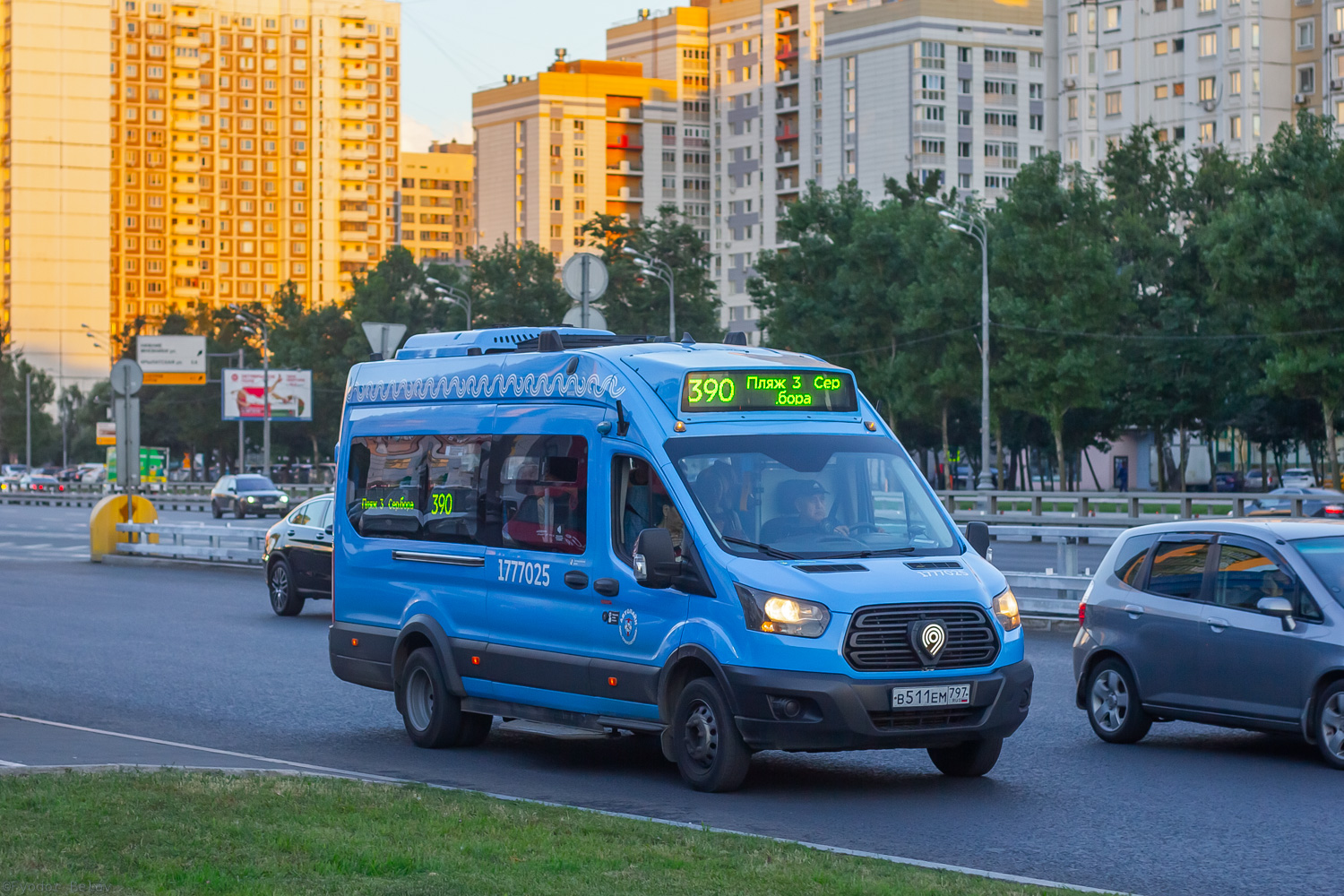 Москва, Нижегородец-222708 (Ford Transit FBD) № 1777025