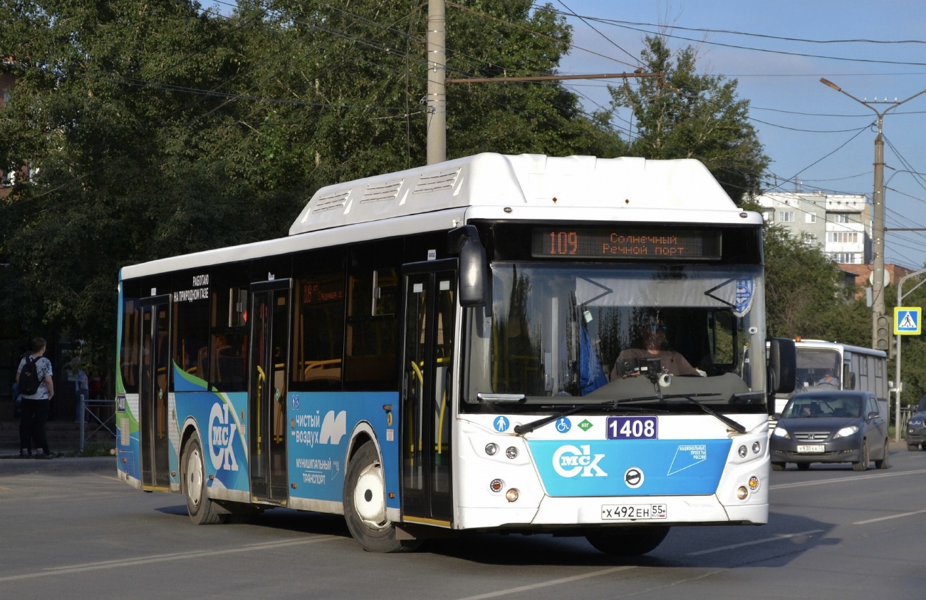 Omsk region, LiAZ-5292.67 (CNG) Nr. 1408