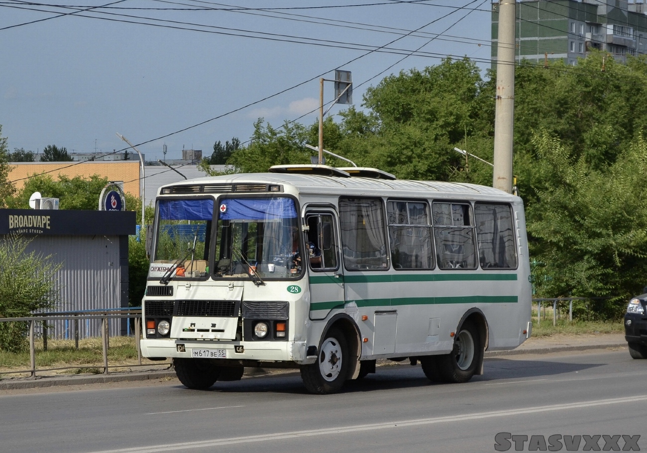 Омская область, ПАЗ-32053 № 28