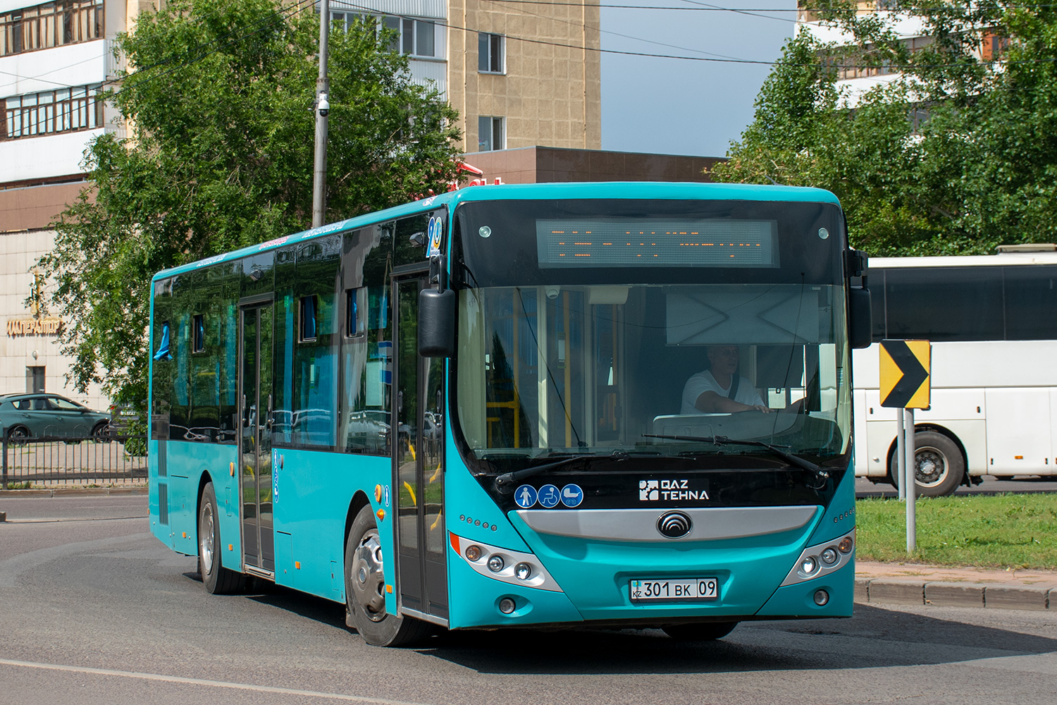 Карагандинская область, Yutong ZK6118HGA (QazTehna) № 301 BK 09