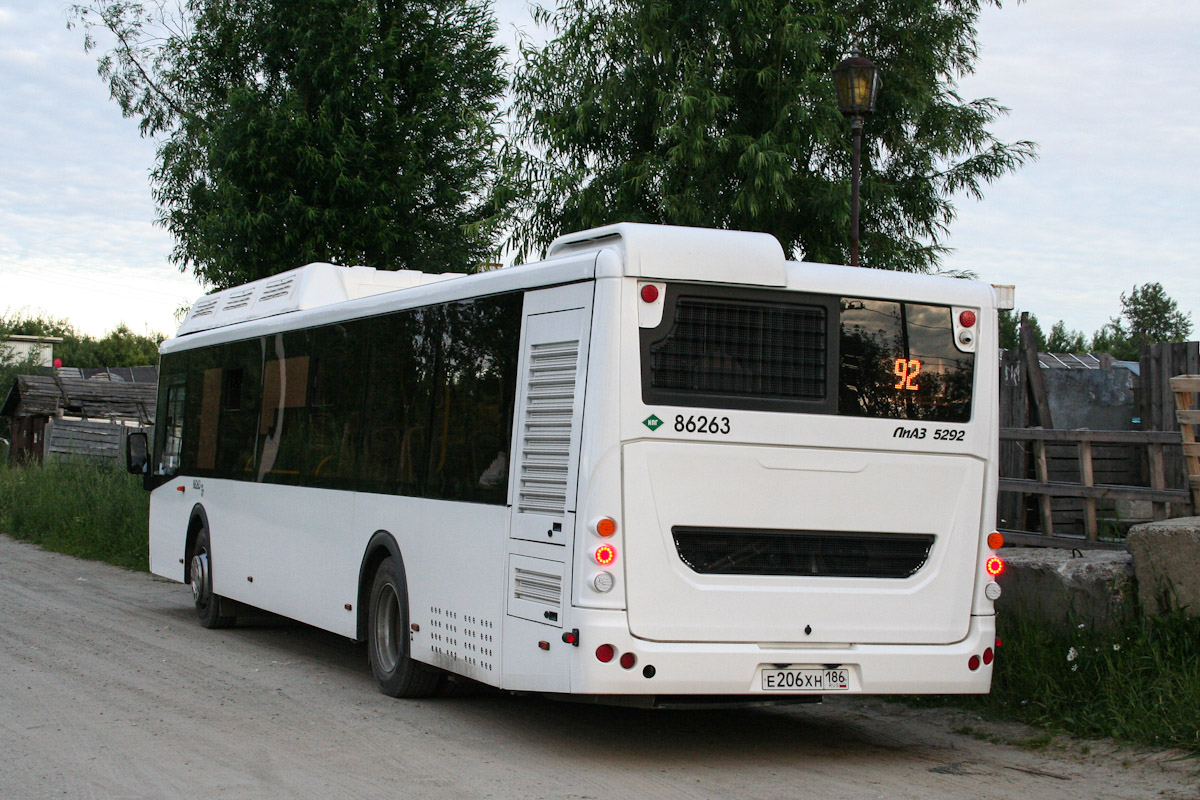 Ханты-Мансийский АО, ЛиАЗ-5292.67 (CNG) № 86263