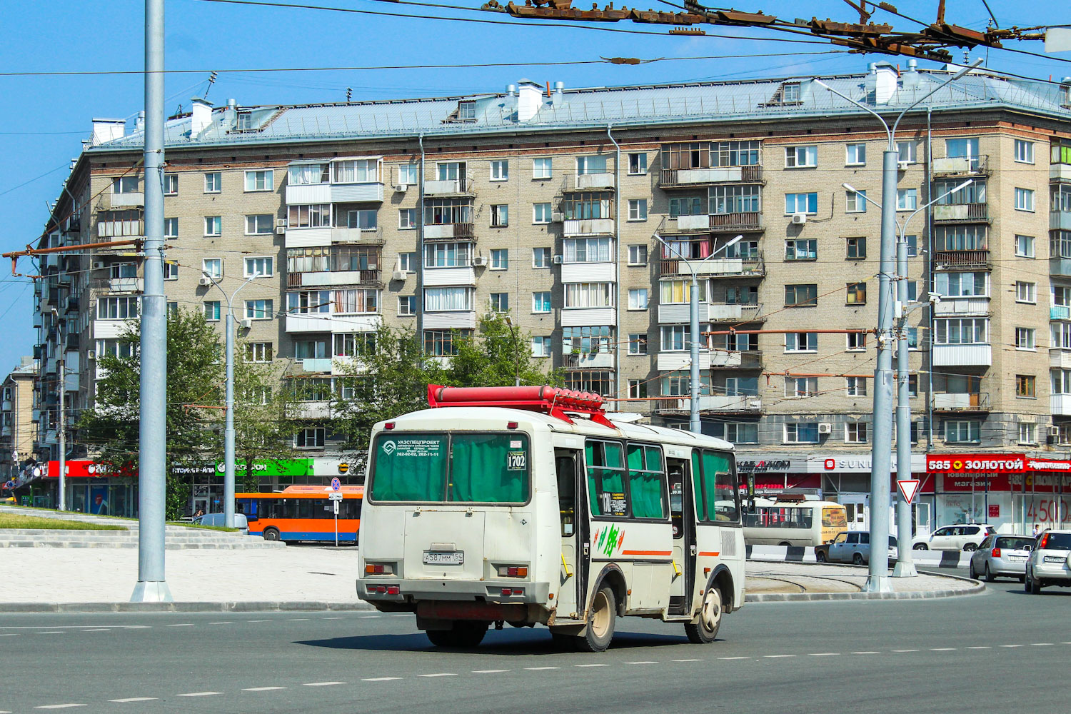 Новосибирская область, ПАЗ-32054 № А 587 ММ 154