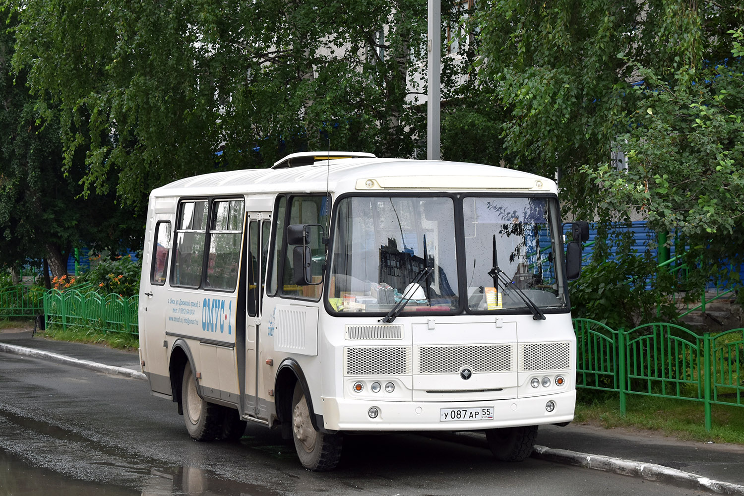 Омская область, ПАЗ-32053 № У 087 АР 55