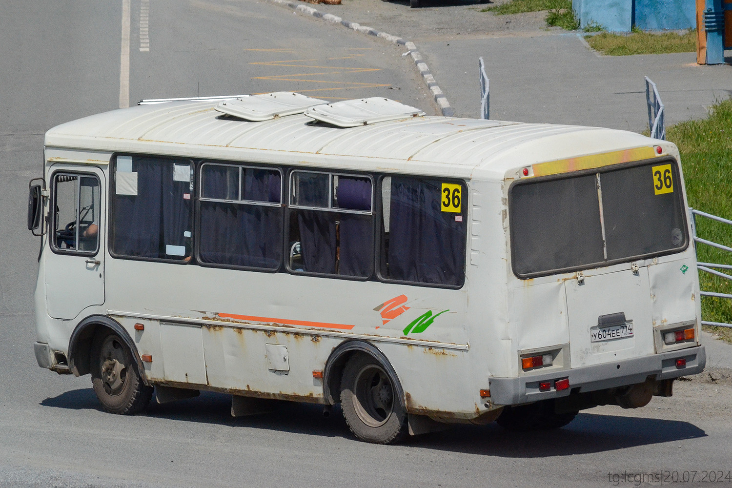 Челябинская область, ПАЗ-32054 № У 604 ЕЕ 774