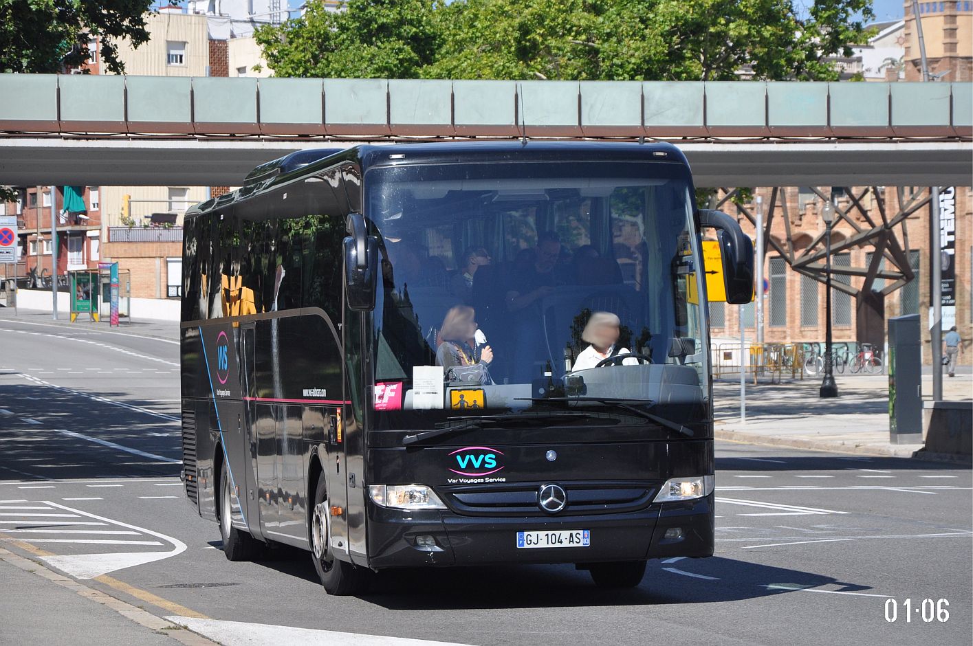 Франция, Mercedes-Benz Tourismo II 15RHD № GJ-104-AS