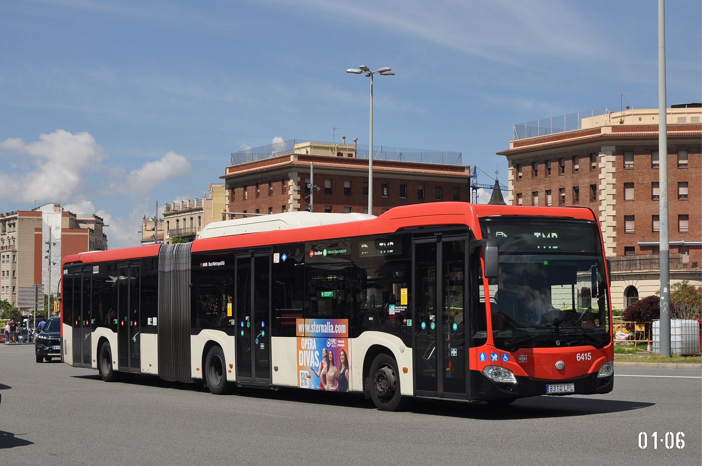 Испания, Mercedes-Benz Citaro C2 G NGT hybrid № 6415