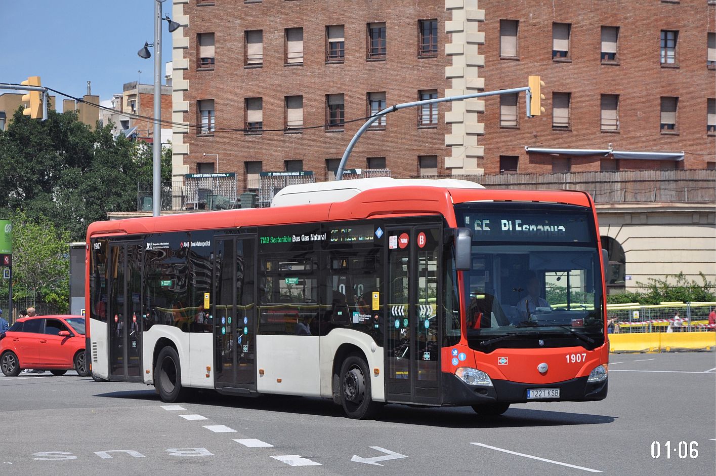 Испания, Mercedes-Benz Citaro C2 NGT № 1907