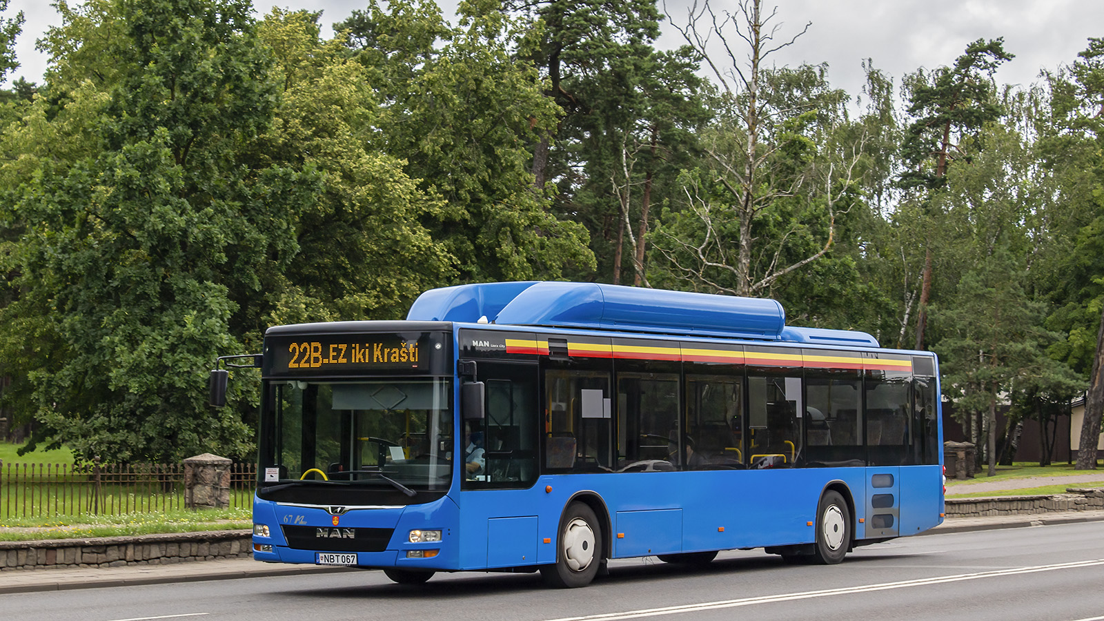 Литва, MAN A21 Lion's City NL313 CNG № 67