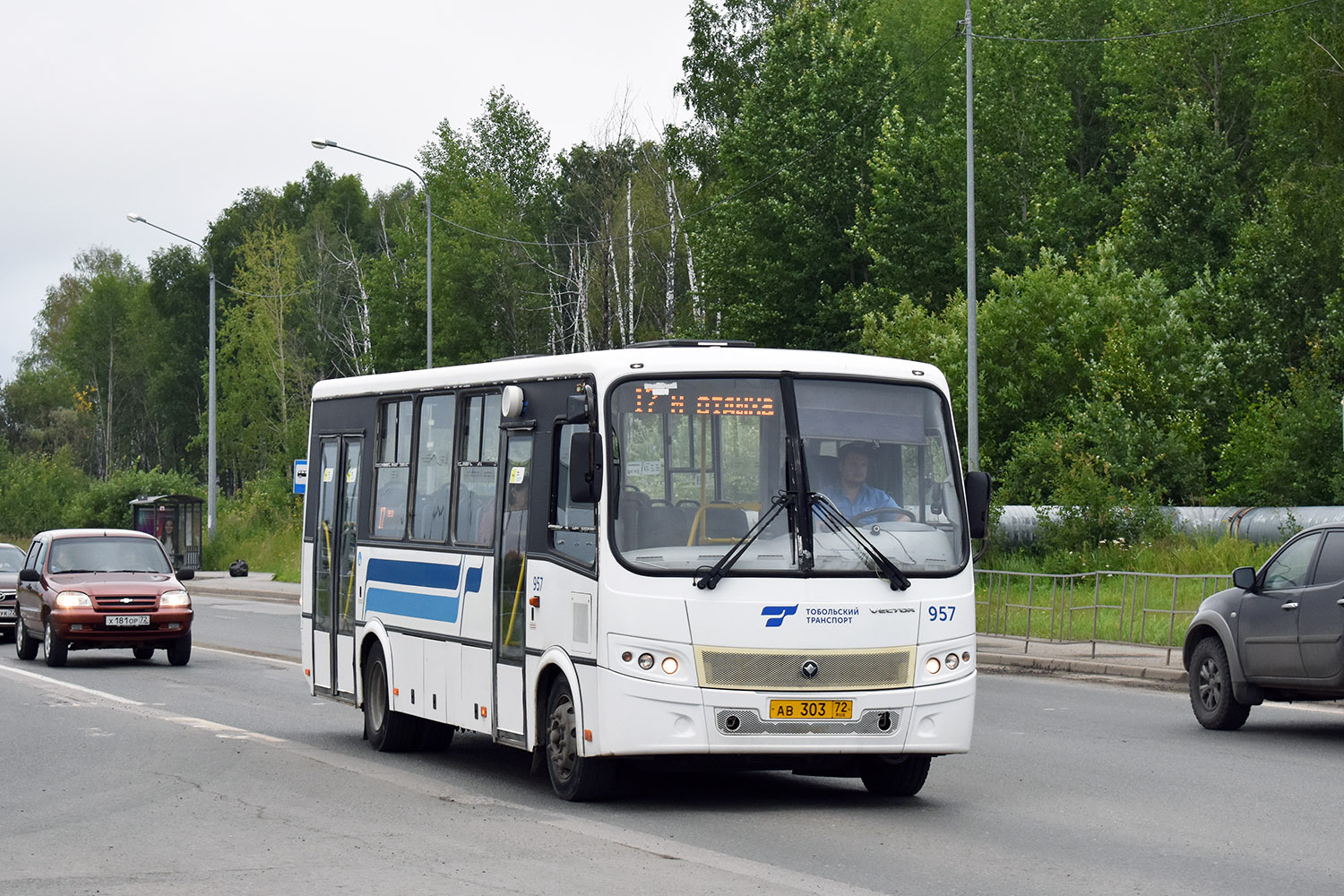 Тюменская область, ПАЗ-320414-04 "Вектор" (1-2) № 957