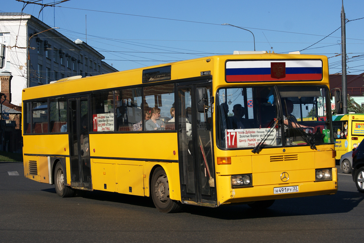 Владимирская область, Mercedes-Benz O405 № Н 491 РУ 33