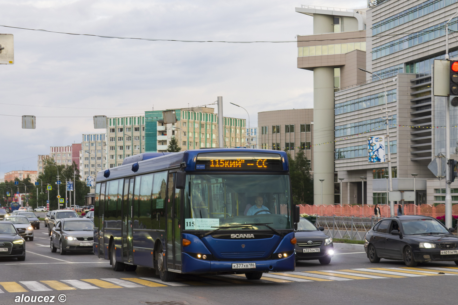 Ханты-Мансийский АО, Scania OmniLink II (Скания-Питер) № К 377 ХВ 186