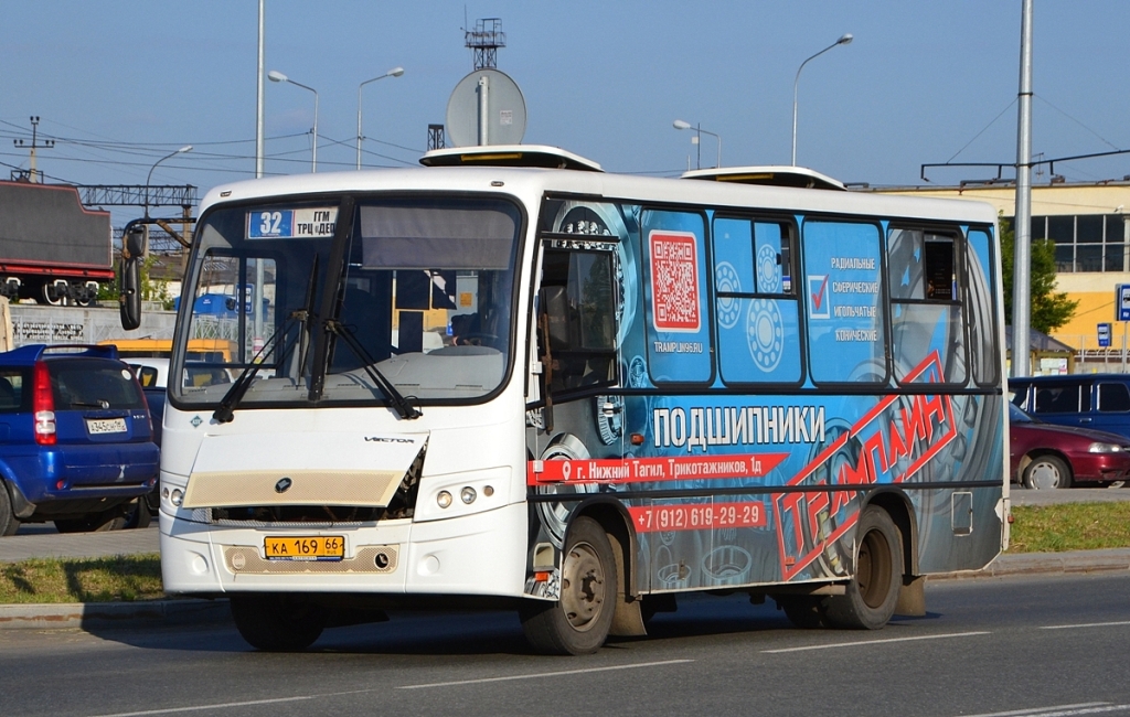 Свердловская область, ПАЗ-320302-02 "Вектор" № КА 169 66