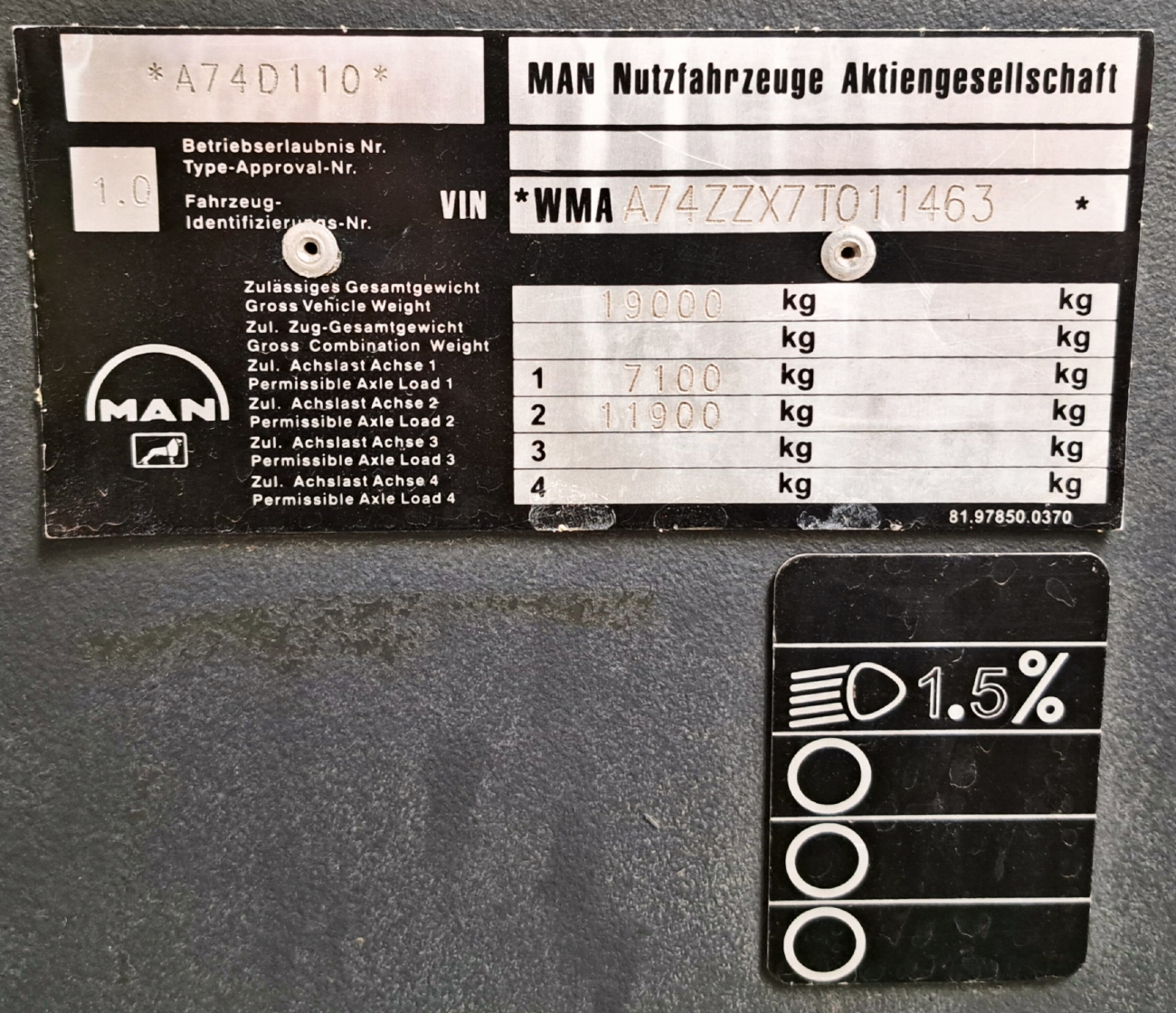 Астана, MAN A74 Lion's Classic SL283 № G010