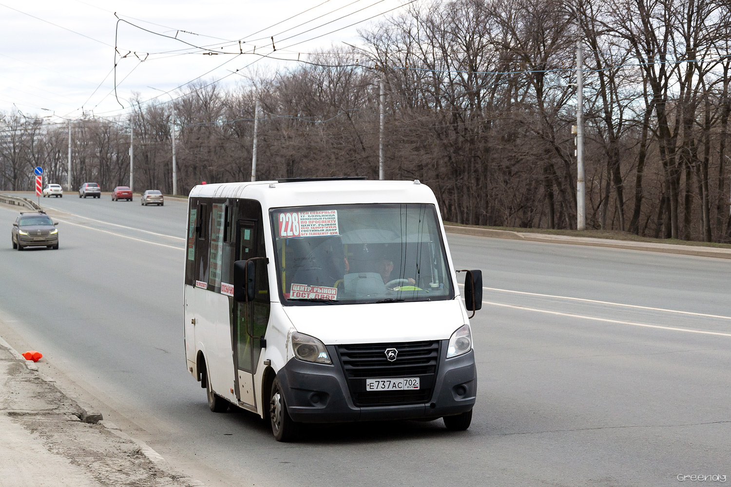 Башкортостан, ГАЗ-A64R42 Next № Е 737 АС 702