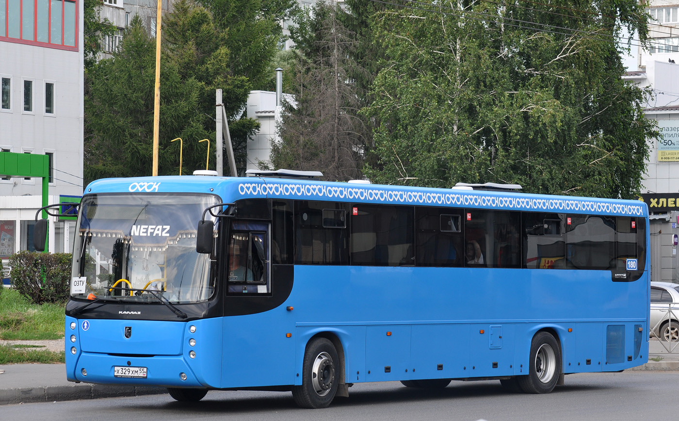 Omsk region, NefAZ-5299-17-52 № 180