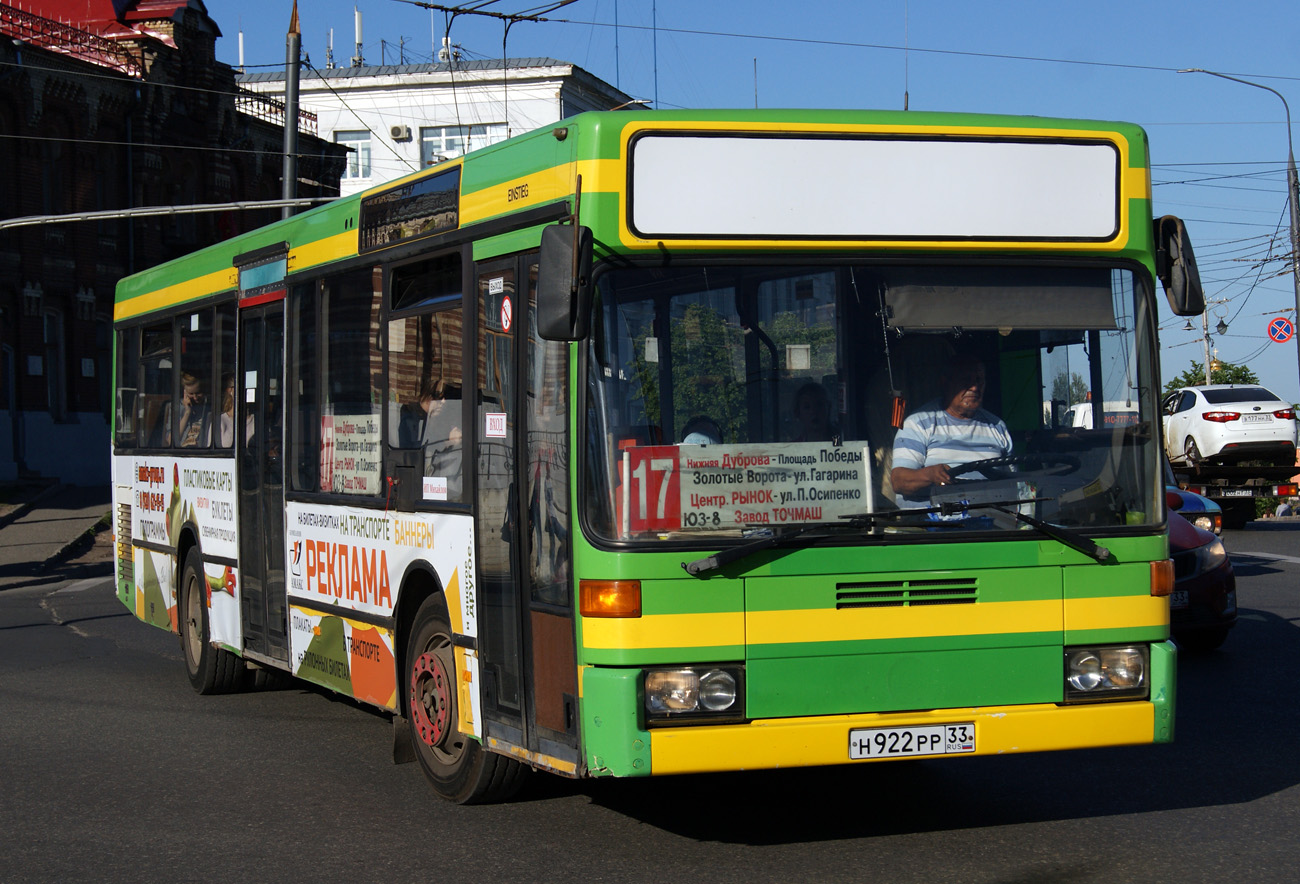 Владимирская область, Mercedes-Benz O405N2 № Н 922 РР 33