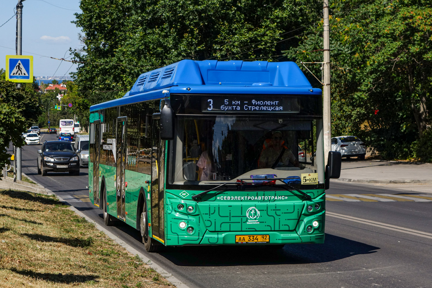 Севастополь, ЛиАЗ-5292.67 (CNG) № АА 334 92