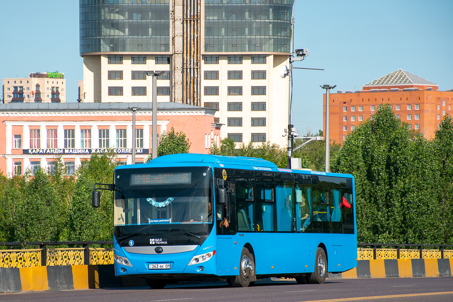 Карагандинская область, Yutong ZK6118HGA (QazTehna) № 263 BK 09