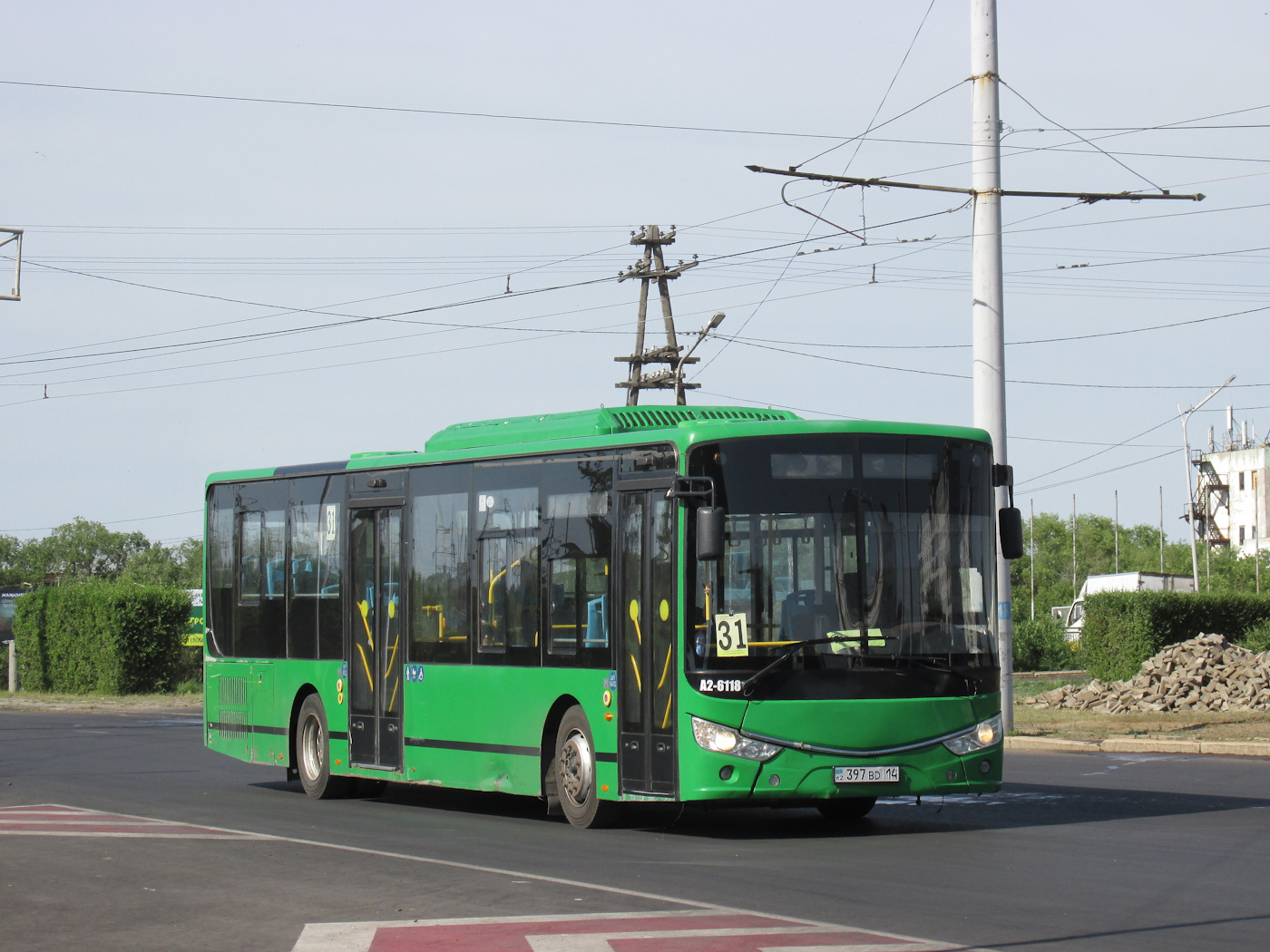 Павлодарская область, Ankai HFF6127GZ-4 (СарыаркаАвтоПром) № A2-6118