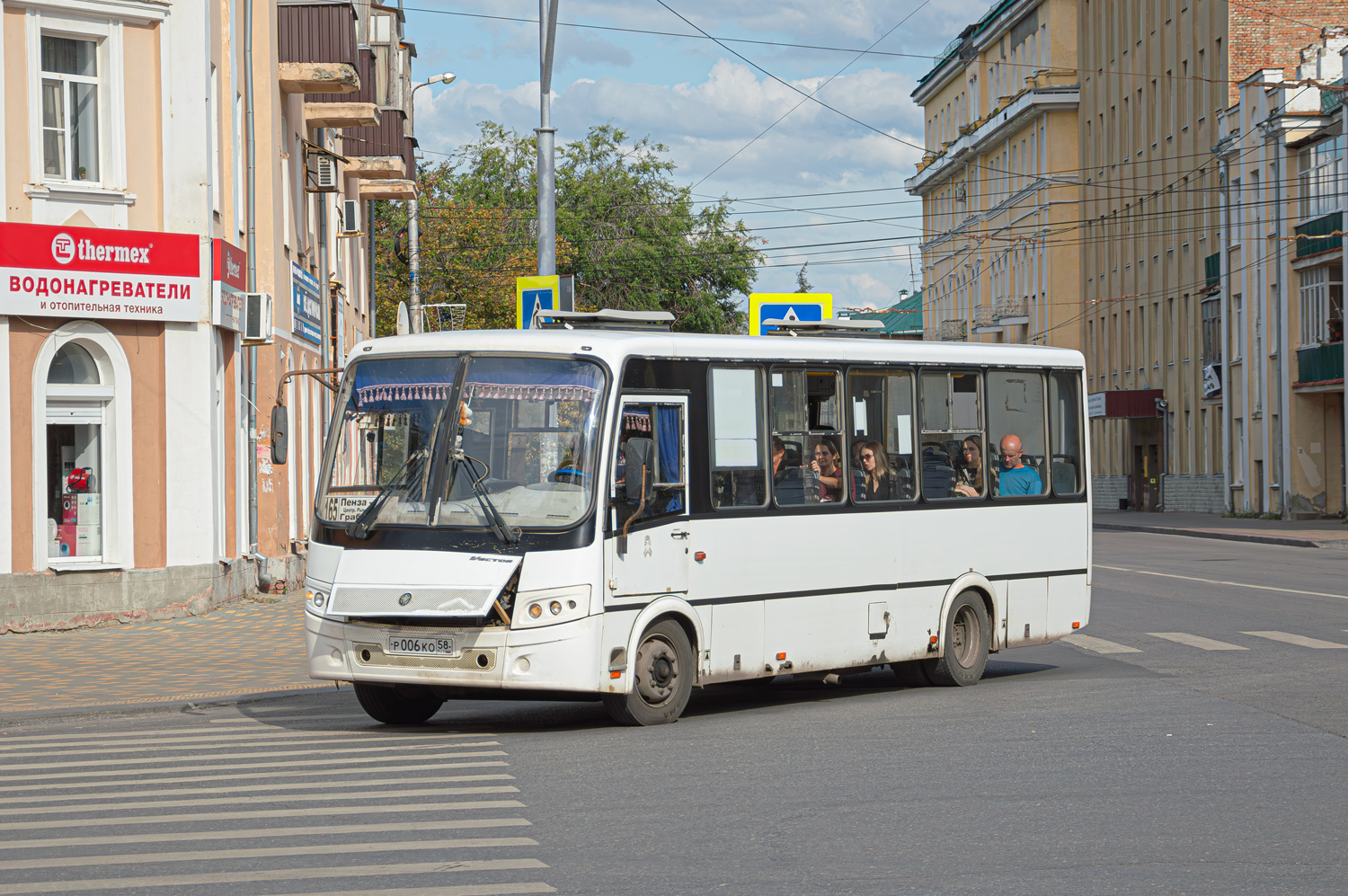 Penza region, PAZ-320412-04 "Vector" # Р 006 КО 58