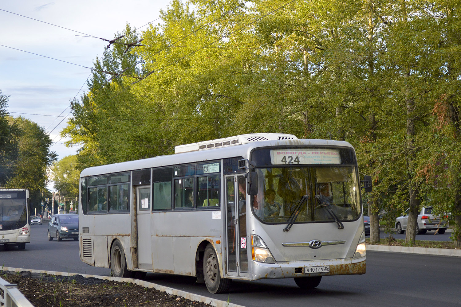 Вологодская область, Hyundai New Super AeroCity 1F/L № В 101 СВ 35