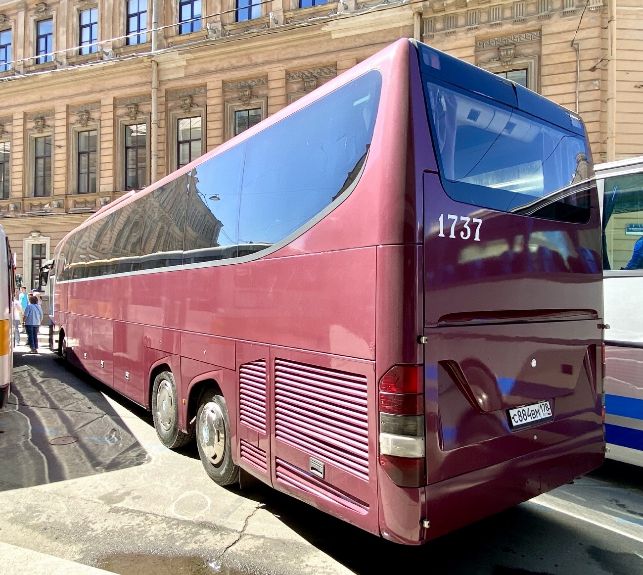 Санкт-Петербург, Mercedes-Benz O580-17RHD Travego L № 1737; Санкт-Петербург — V Международный транспортный фестиваль "SPbTransportFest-2024"