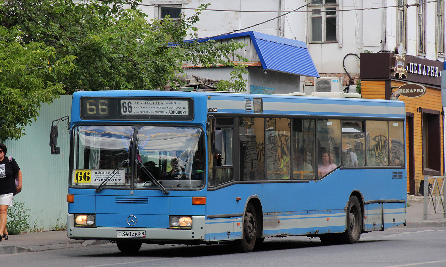 Пензенская вобласць, Mercedes-Benz O405N2 № Т 340 АВ 58