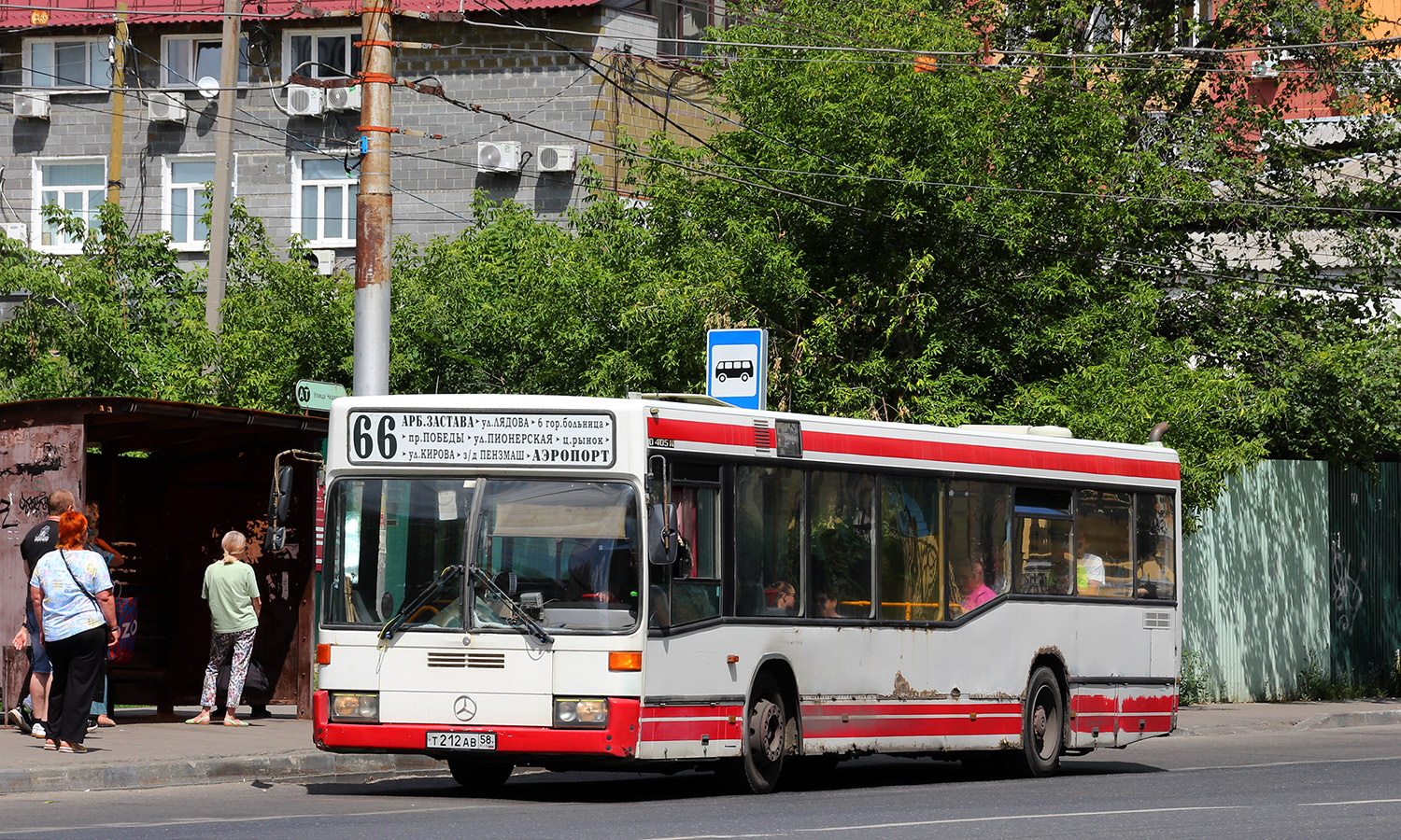 Пензенская область, Mercedes-Benz O405N2 № Т 212 АВ 58