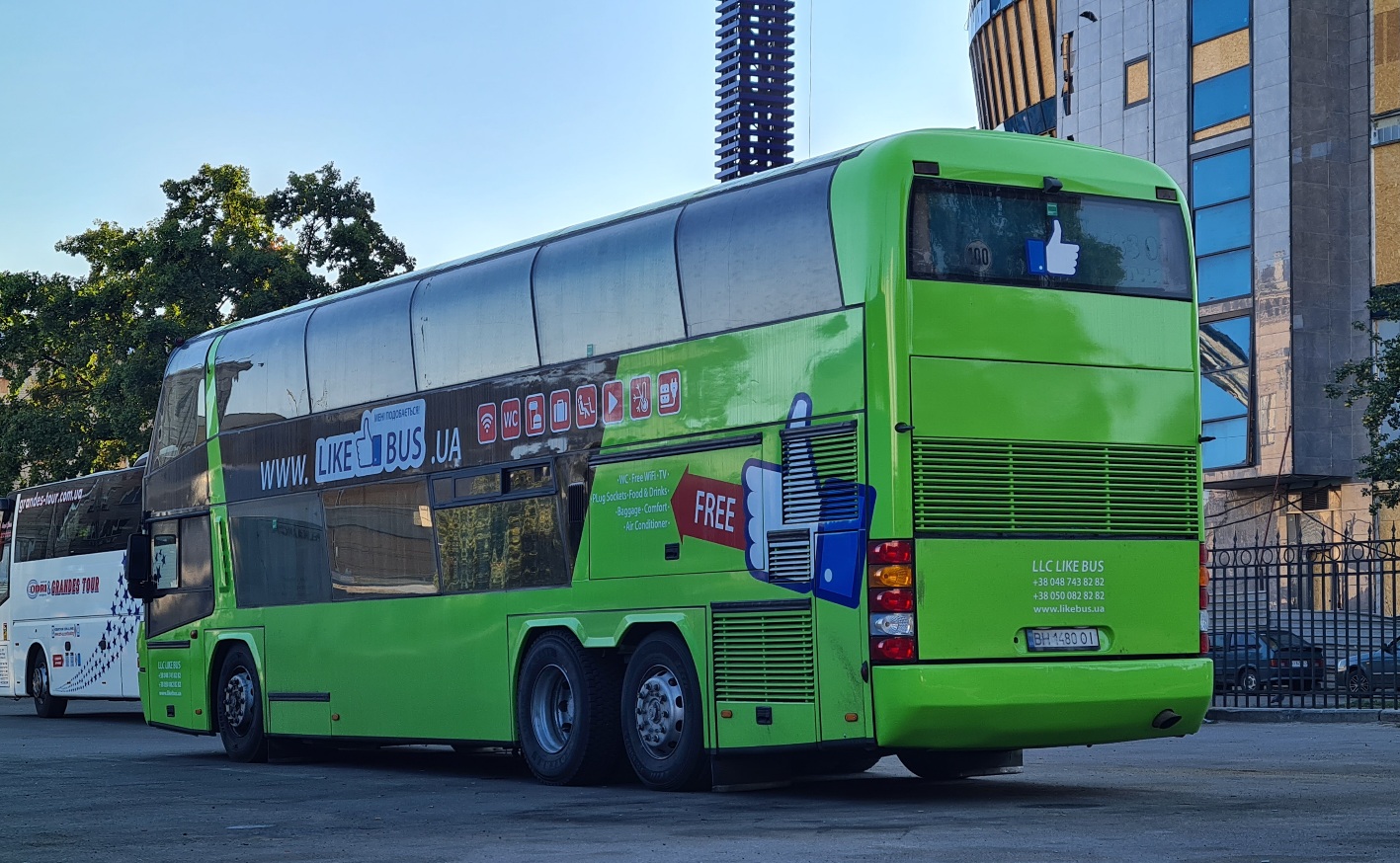 Odessa region, Neoplan N122/3 Skyliner # BH 1480 OI