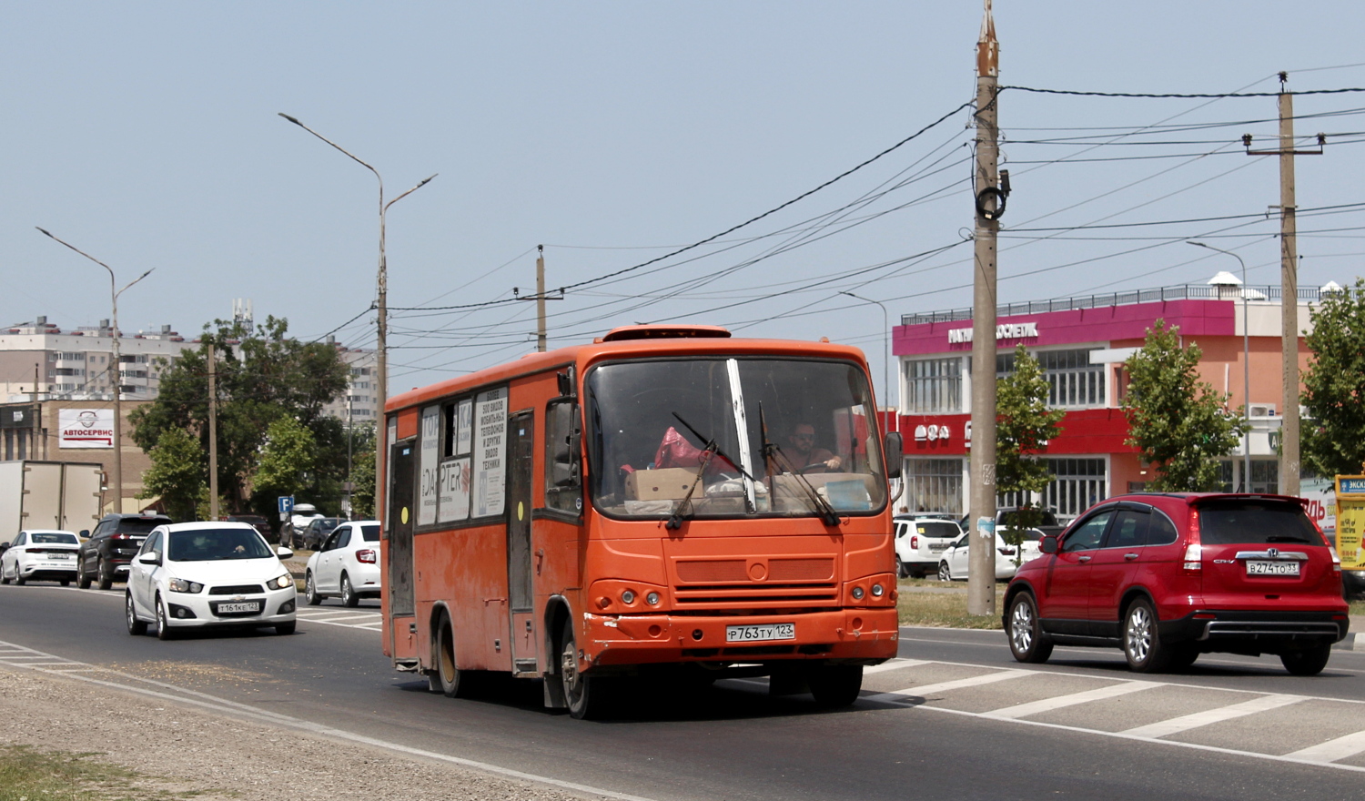 Краснодарский край, ПАЗ-320402-05 № Р 763 ТУ 123