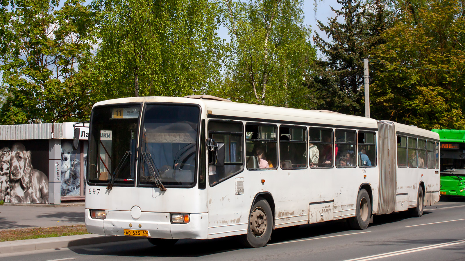 Псковская область, Mercedes-Benz O345G № 697