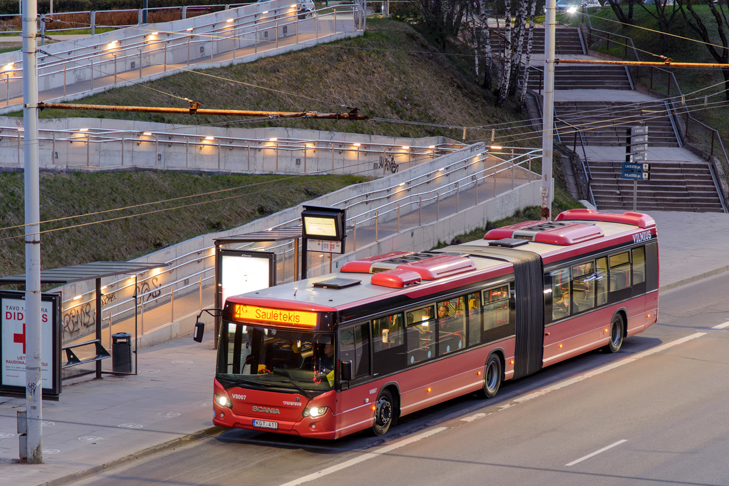 Литва, Scania Citywide LFA № V8007