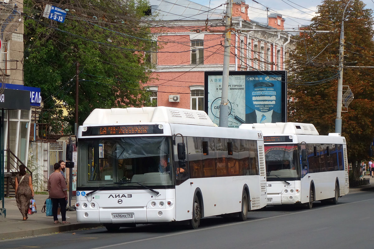 Saratov region, LiAZ-5292.67 (CNG) Nr. Х 496 МХ 797