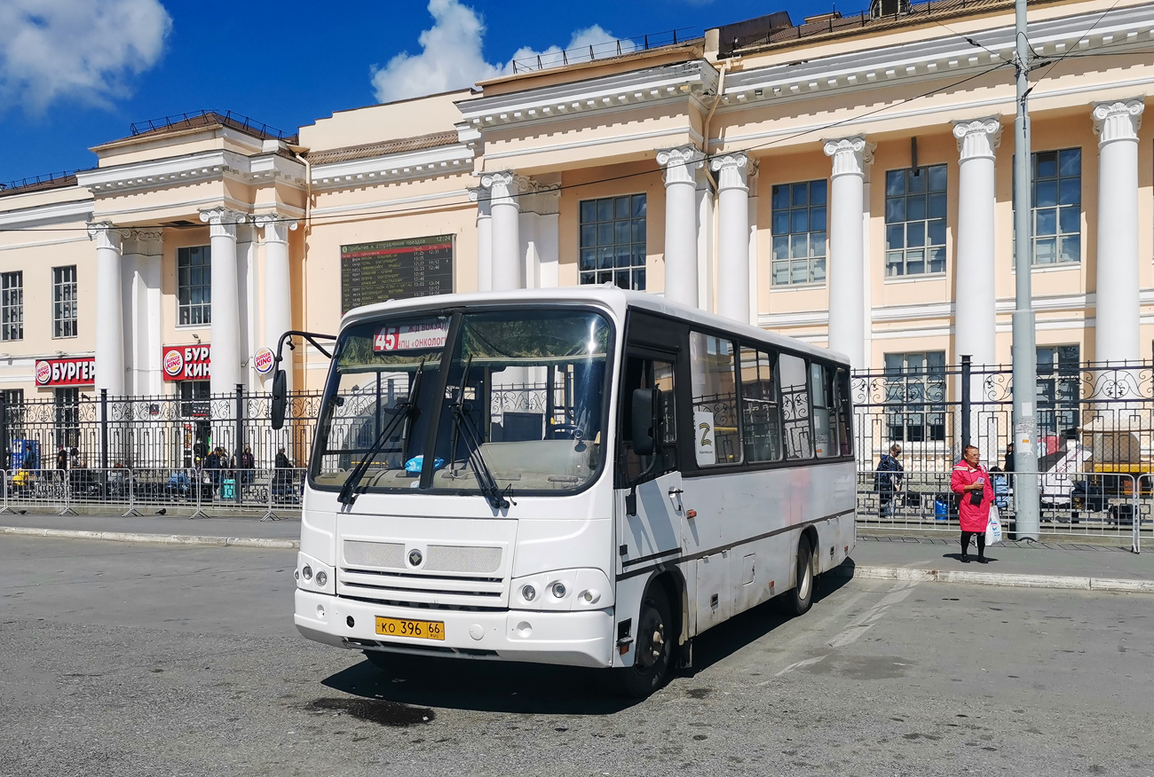 Свердловская область, ПАЗ-320402-05 № КО 396 66