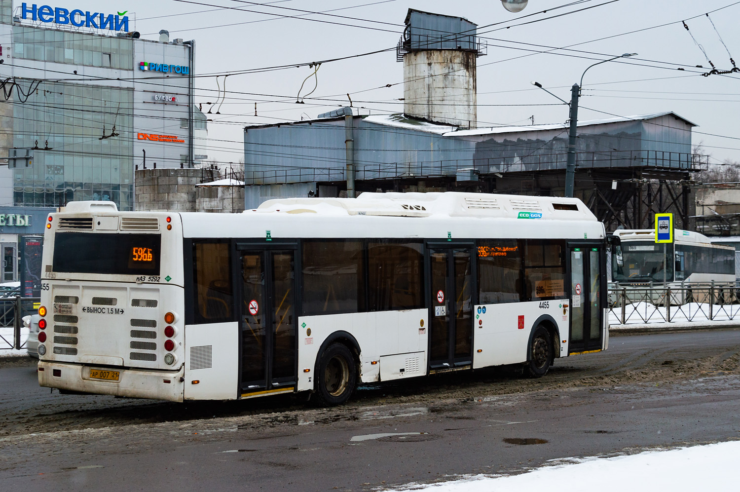 Санкт-Петербург, ЛиАЗ-5292.67 (CNG) № 4455