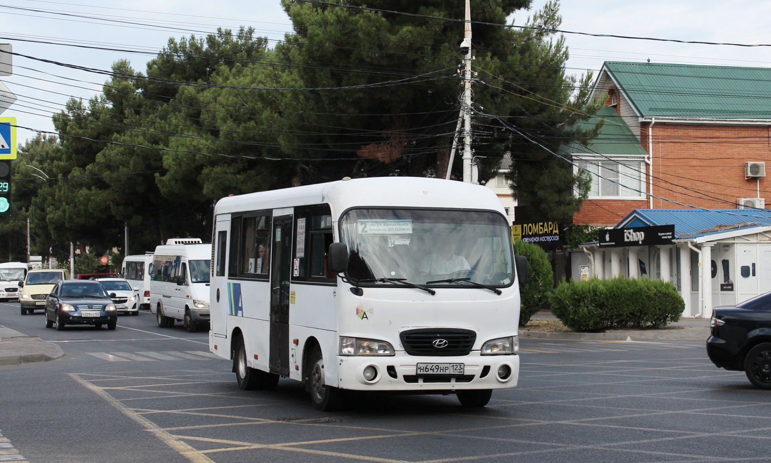 Краснодарский край, Hyundai County SWB C08 (ТагАЗ) № Н 649 НР 123