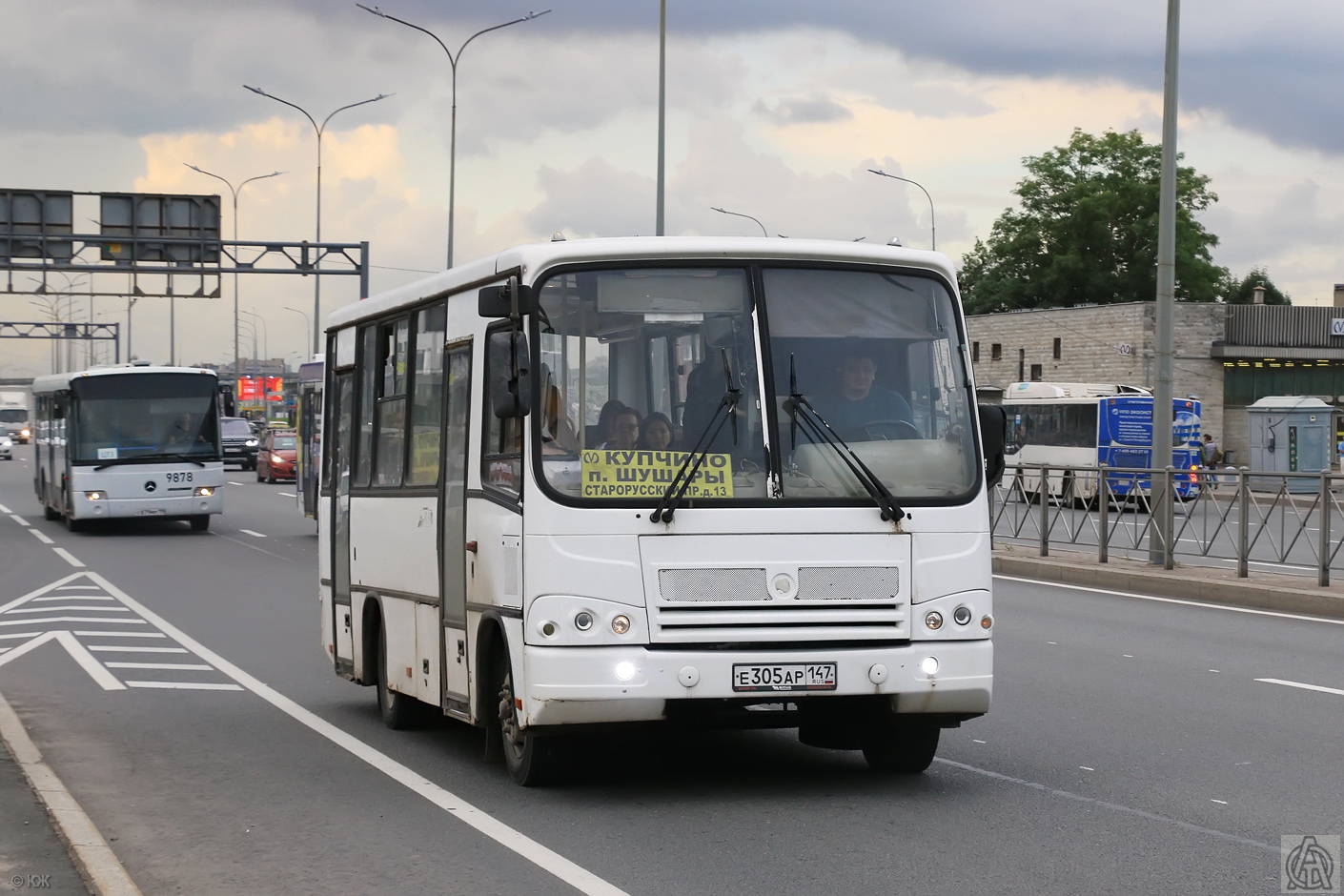 Санкт-Петербург, ПАЗ-320402-03 № Е 305 АР 147