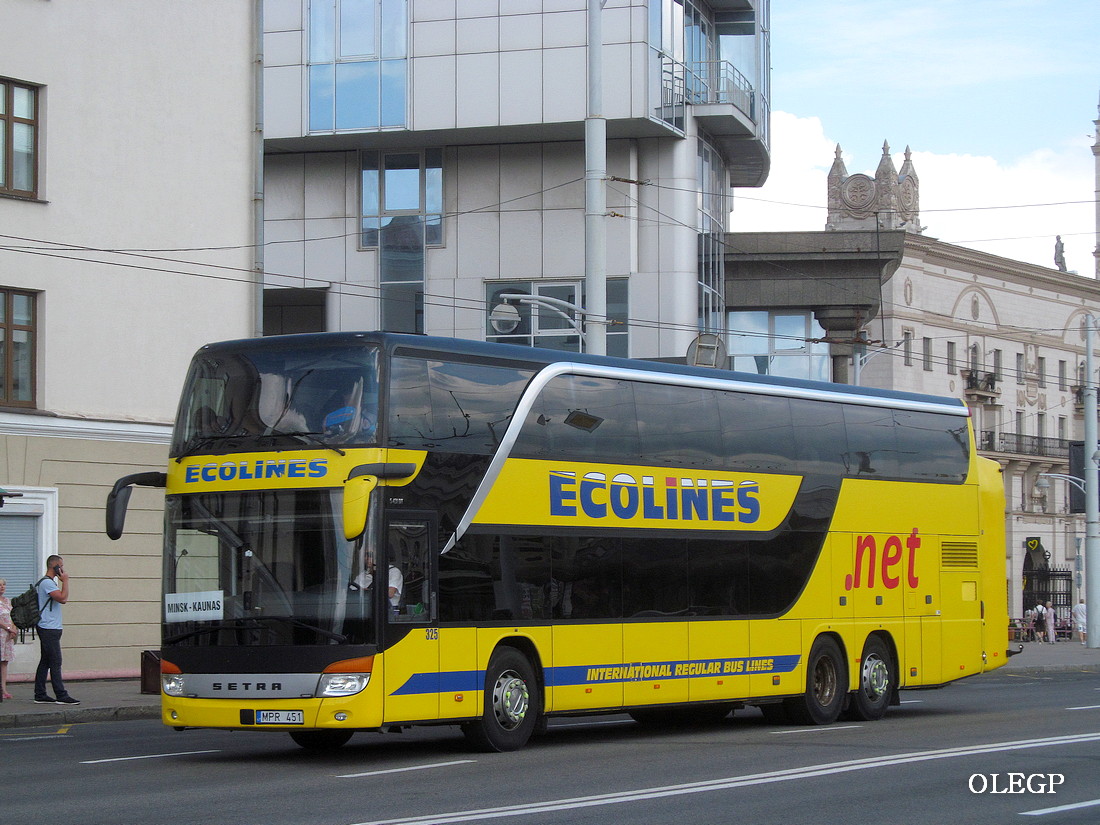 Литва, Setra S431DT № 325