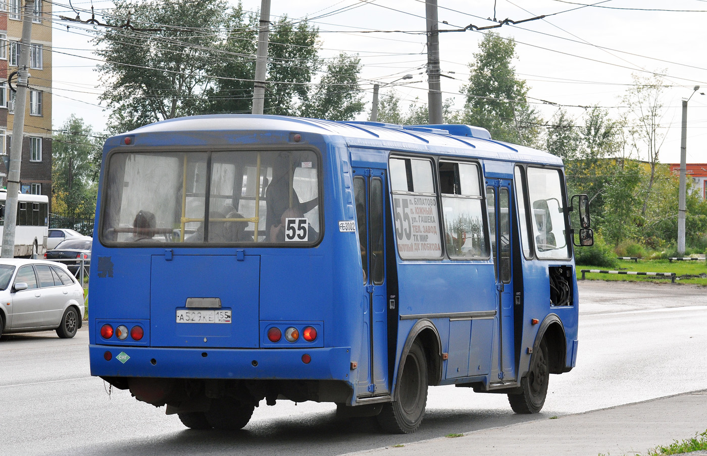 Омская область, ПАЗ-32054 № 3002