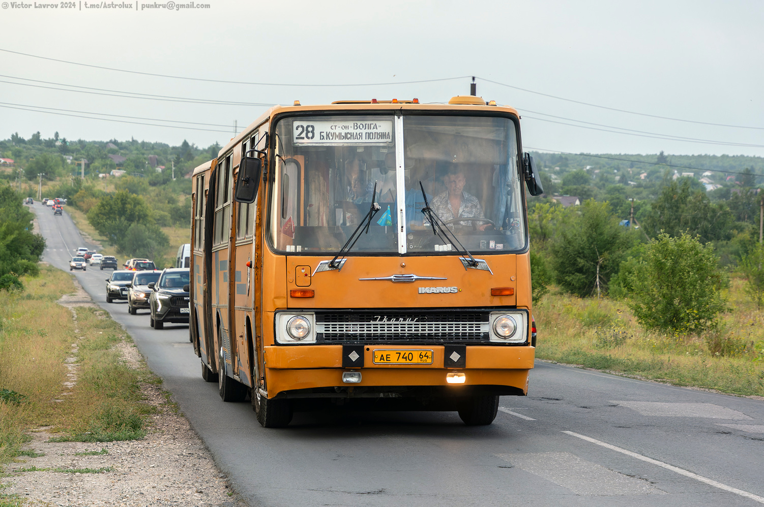 Саратовская область, Ikarus 280.33 № АЕ 740 64